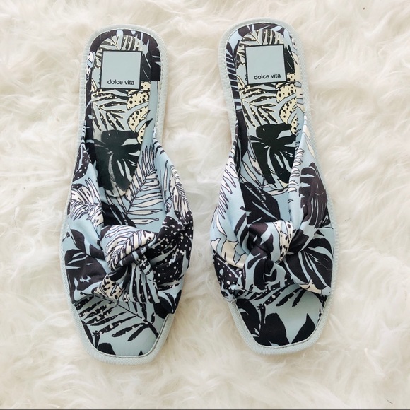 DOLCE VITA Halle Sandals Light Blue Sz 8 - Picture 4 of 8